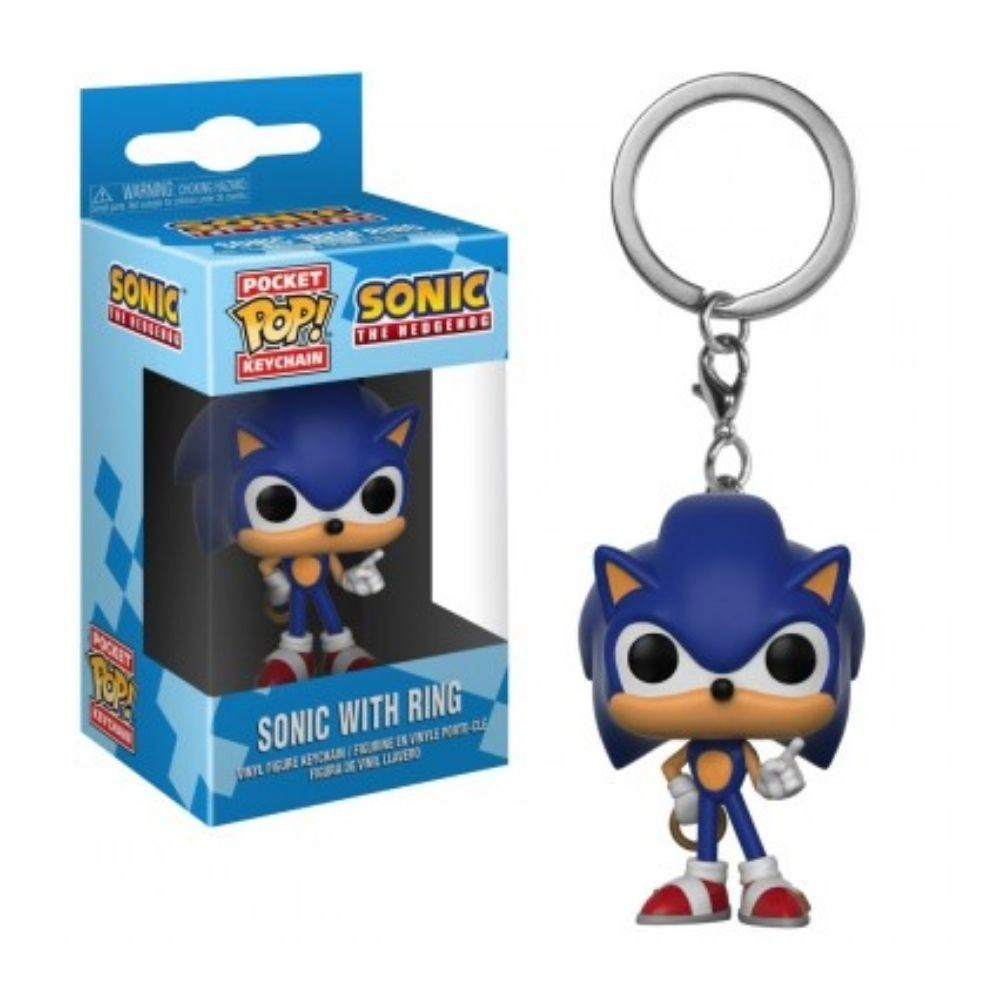 COLOR LAND CHILDRENS TOYS CENTER LLC Keychain : Sonic with Ring