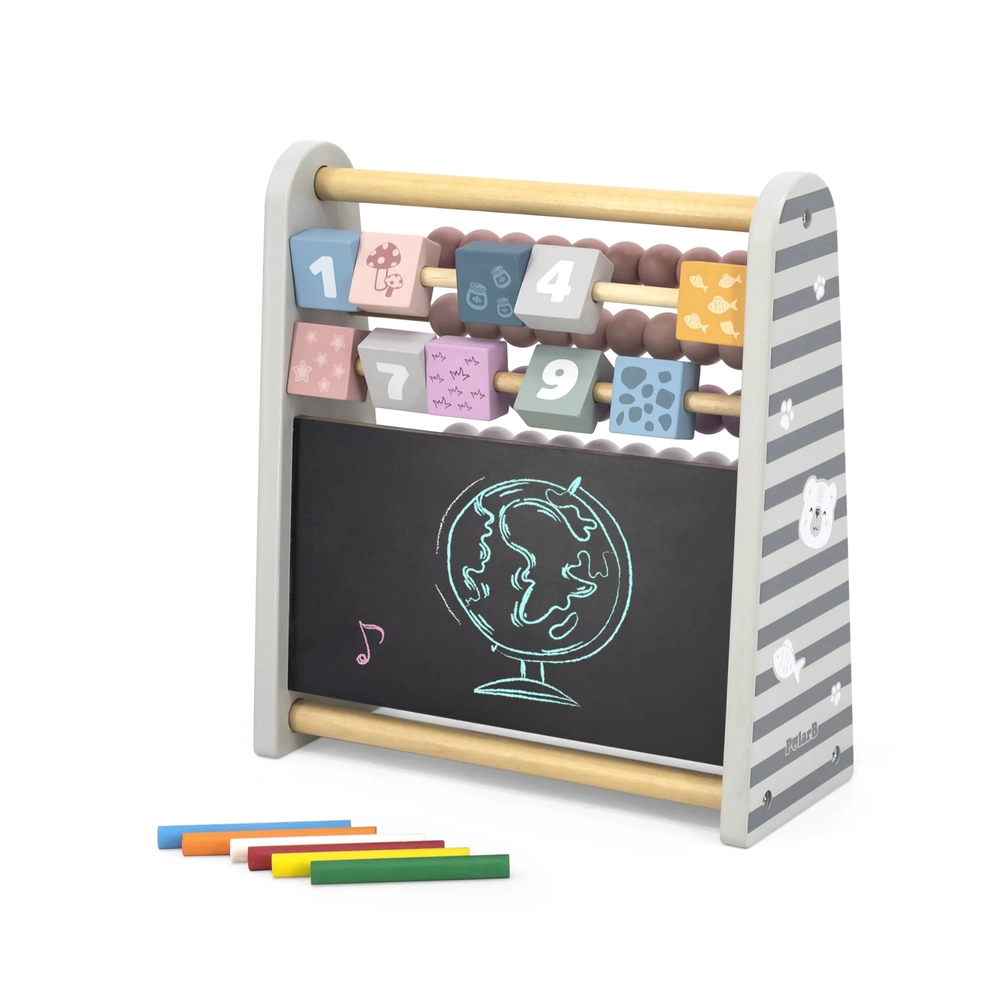 3-In-1 Wooden Math Abacus - Suitable for 3 years and above