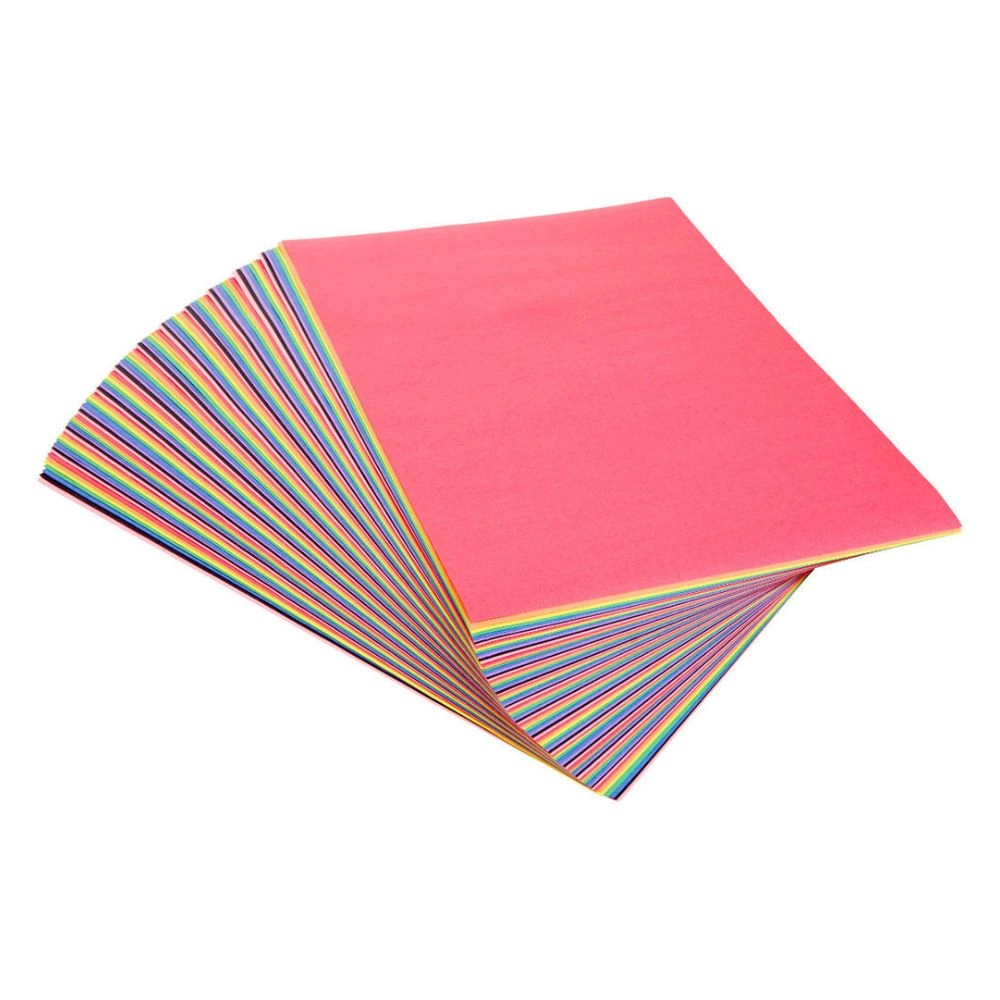 Construction Paper Sheets - 96 Pcs