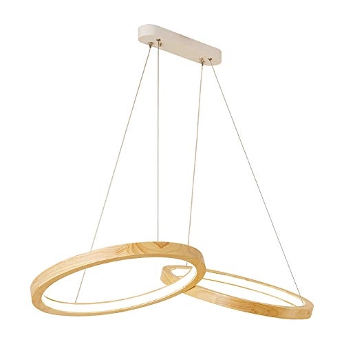 Simple Modern Log Style Chandeliers - Dimmable