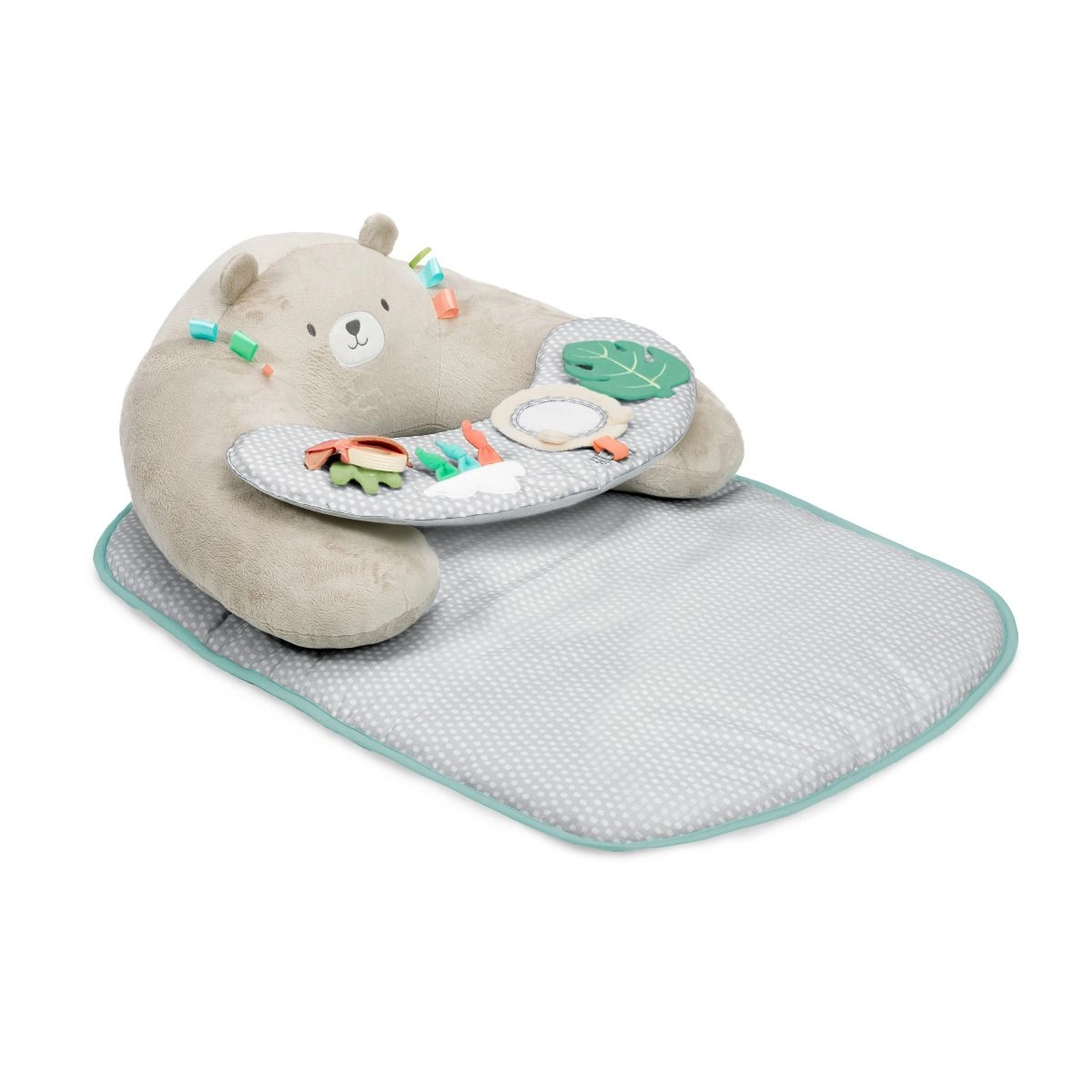 Cozy Prop Sit Up & Activity Mat - Nate the Bear Suitable for 0 month and above