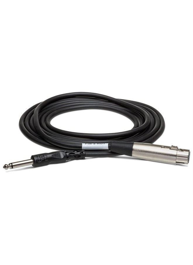 Hosa Technology XLR3F to 1/4" TS Unbalanced Interconnect Cable 3m