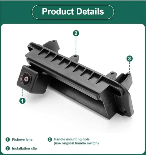 Rear View Camera Fisheye - Night vision Wired 1080P