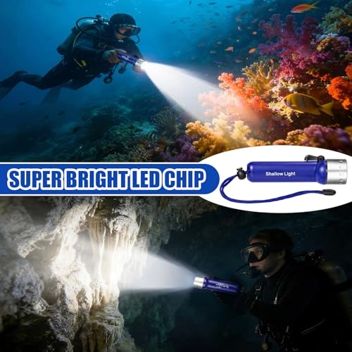 Diving Flashlight - 1000 Lumen T6 LED Waterproof Pack