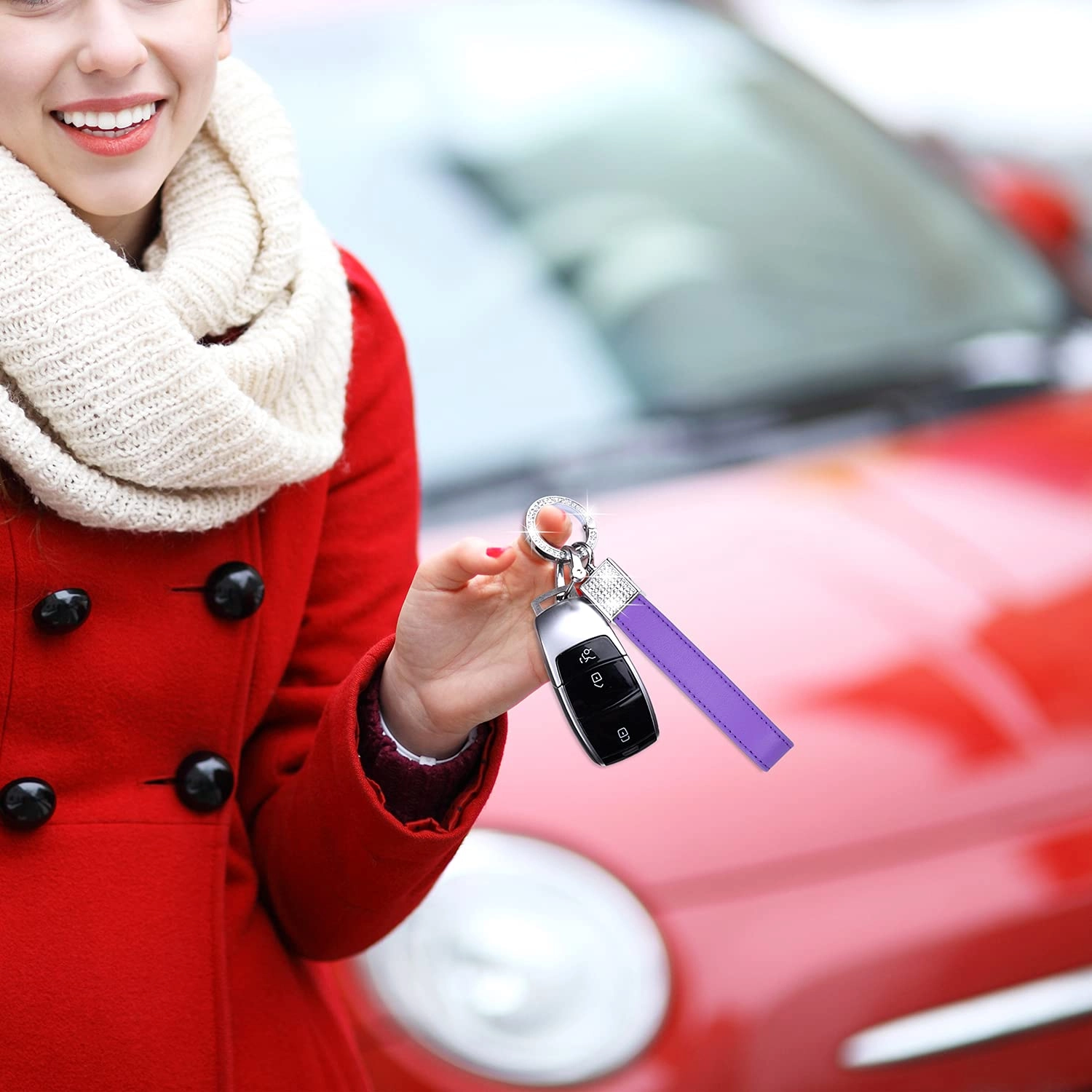 Bling Car Keychain - Car
