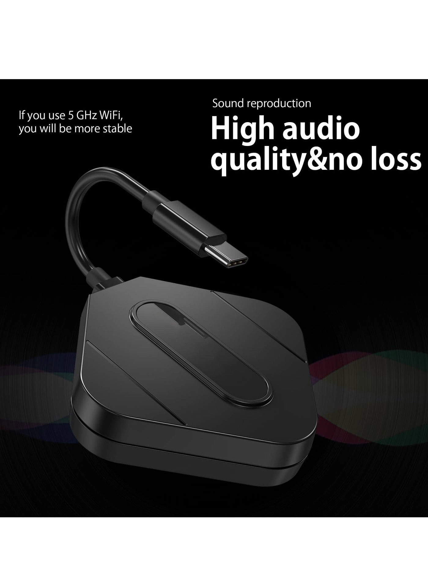 Android Auto Wireless Adapter - Compatible with OEM factory-installed wired Android Auto systems