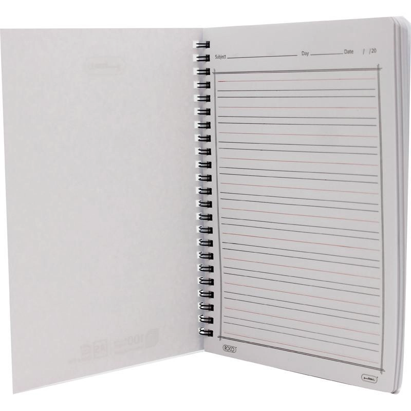 Notebook 19 X 26 cm Spiral - Grid 100 Sheets