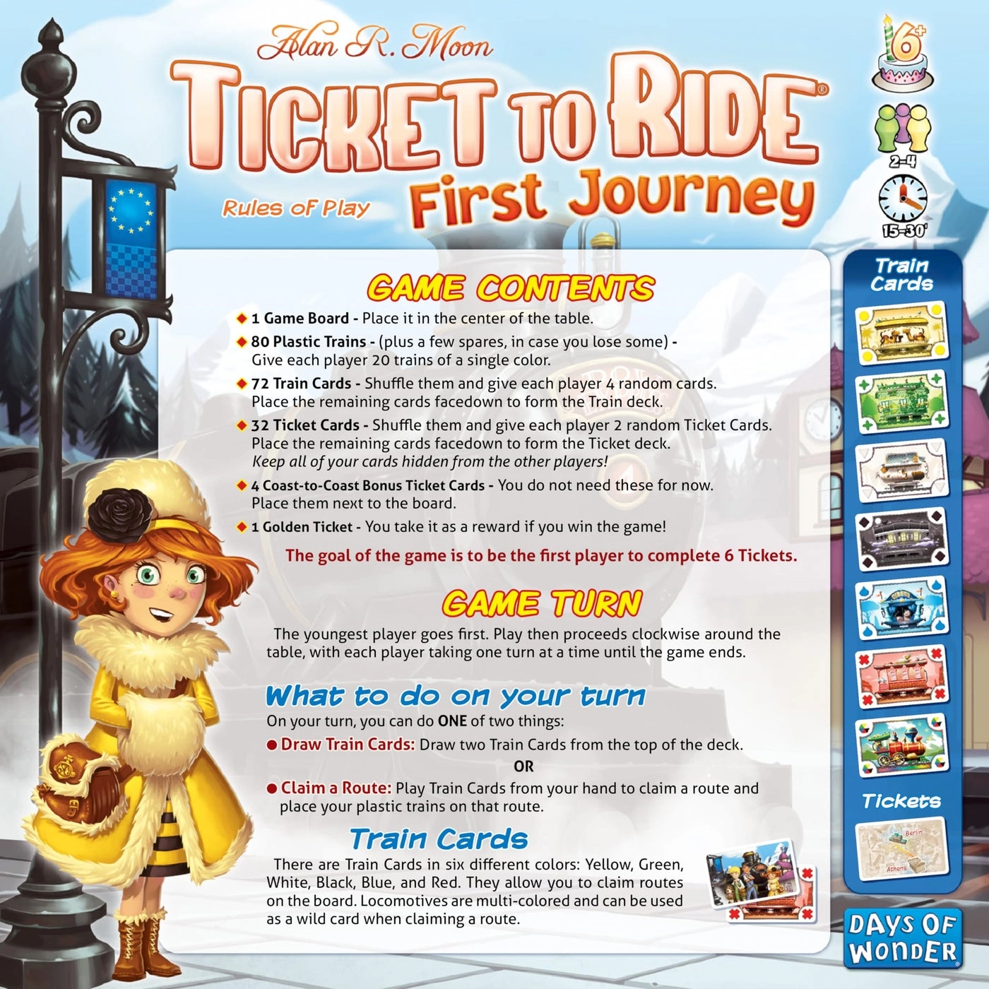 Ticket to Ride: First Journey Europe