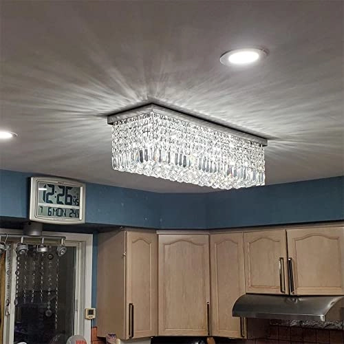 Modern Crystal Chandelier - Dimmable