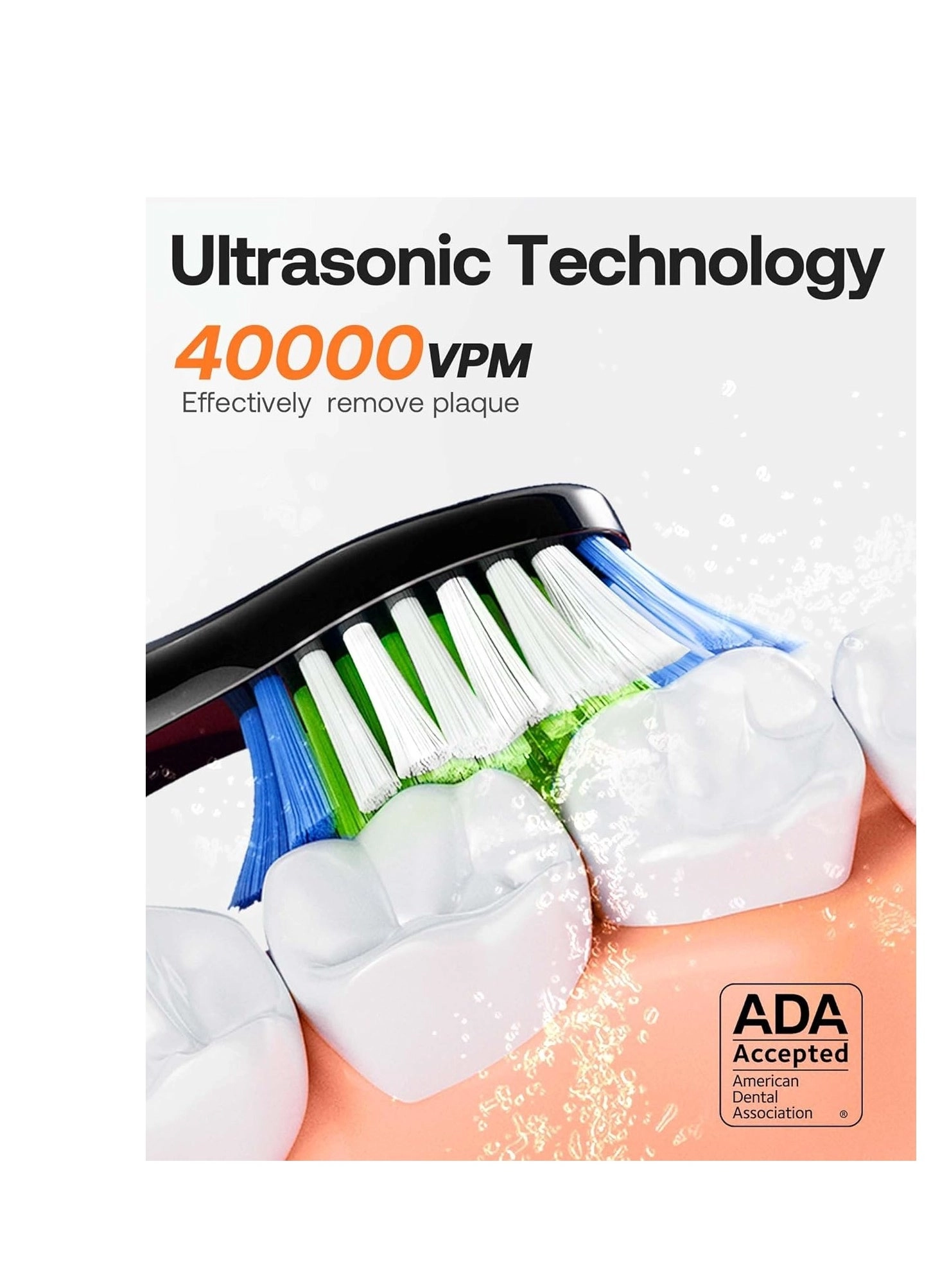 D2 - 40000 movements per minute 8 Replacement Heads 5 Modes