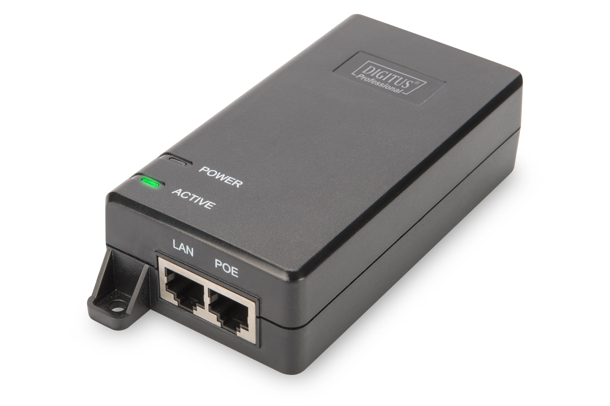 PoE+ power management injector - 48V 30W 10/100/1000 Mbit