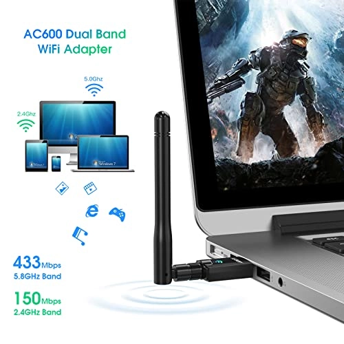 AC600M - Dual Band 2.4G/5.8Ghz USB Wireless