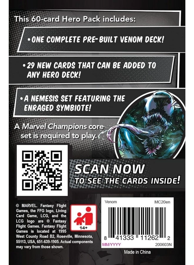 Marvel Champions The Card Game: Venom Hero Pack
