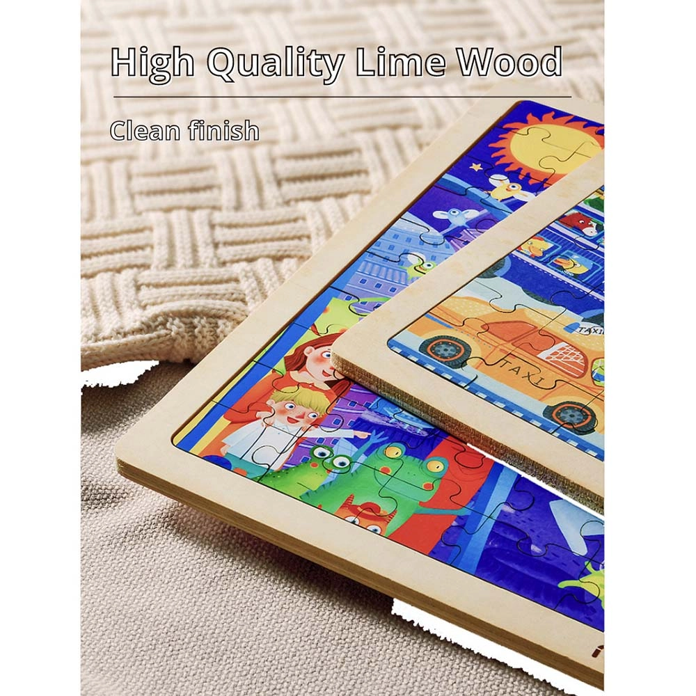 Bus Trip Wooden Puzzle (TOP-MD3226) - 48 pcs