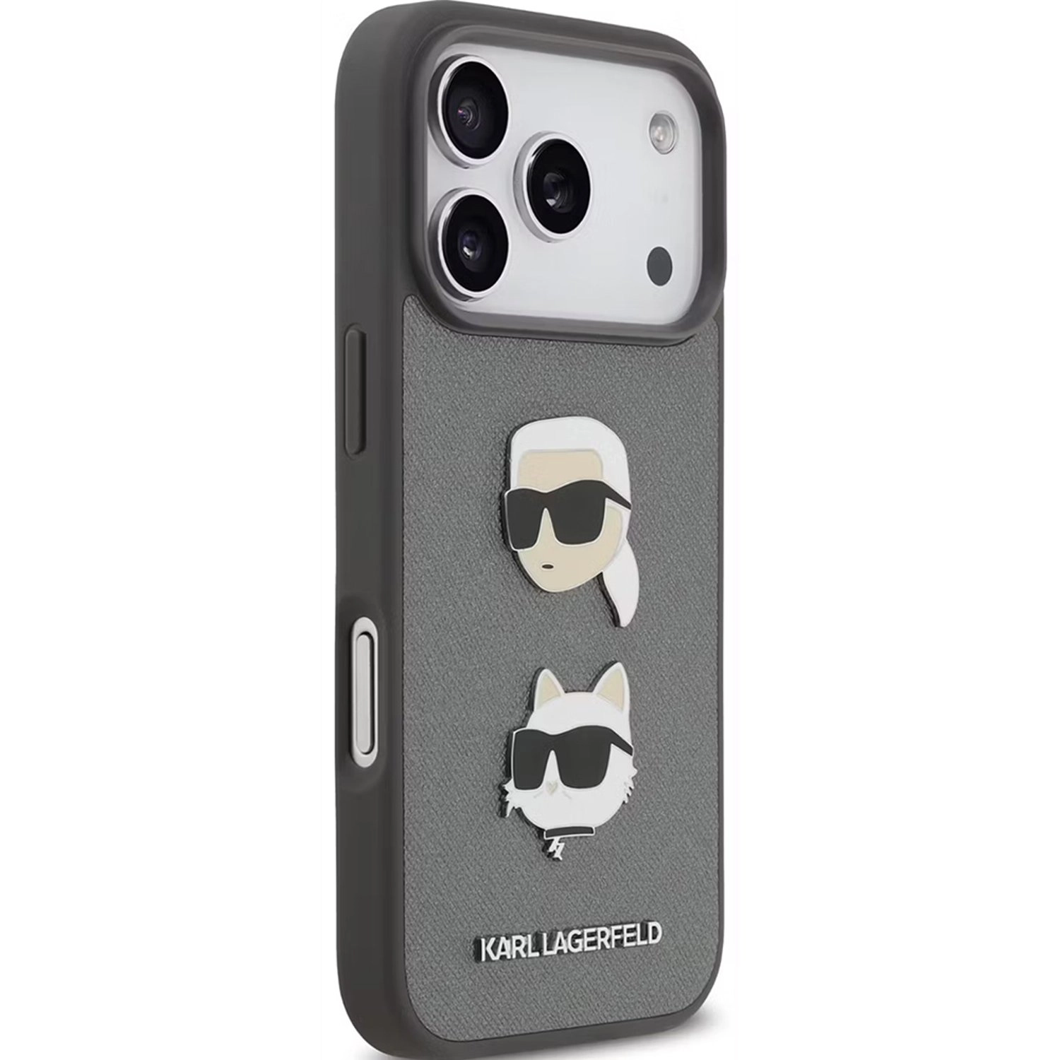 Leather Case Saffiano Leather Black for iPhone 17 Pro Max