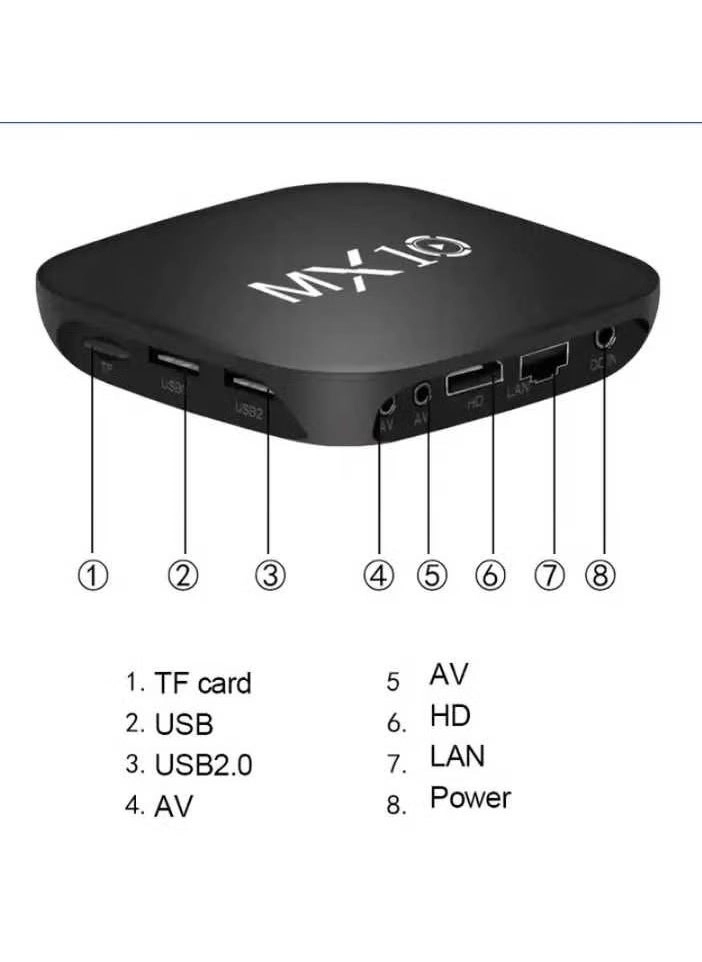 Smart TV Box 4K Android 13