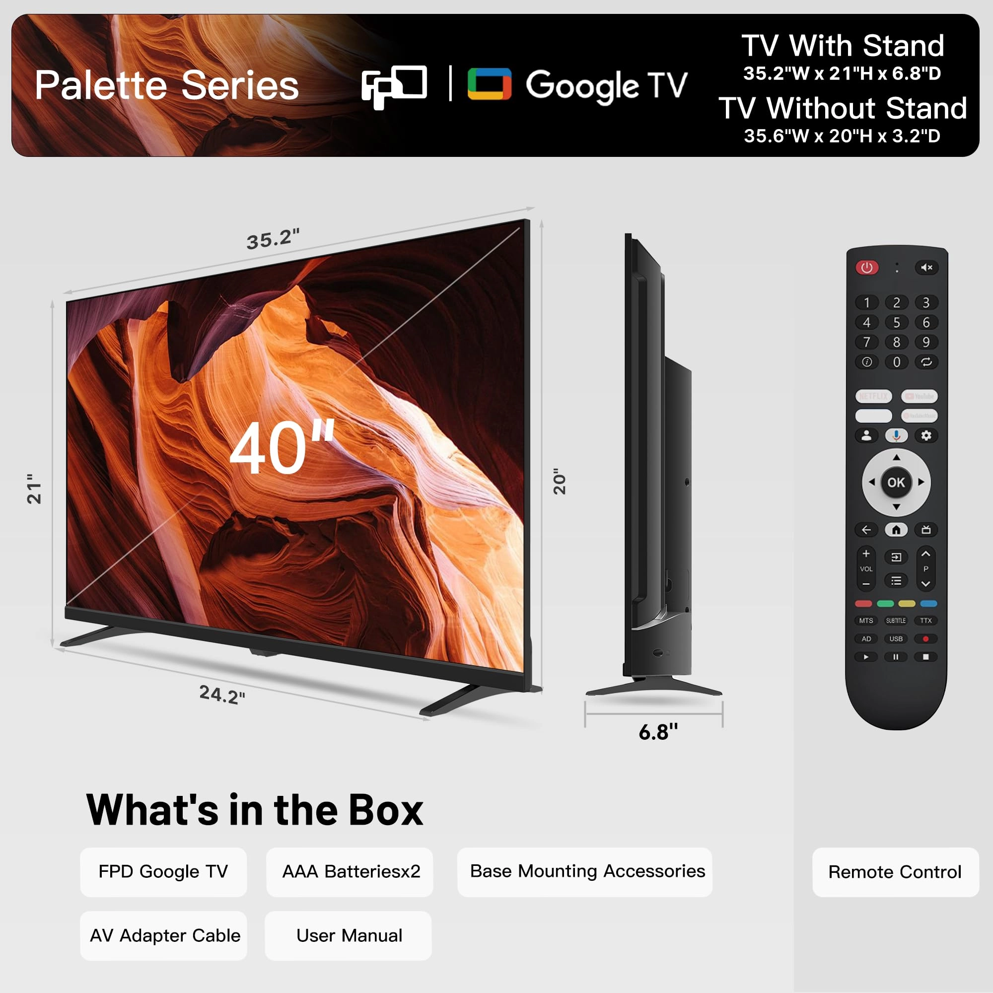 CG40-P3 - 40-inch