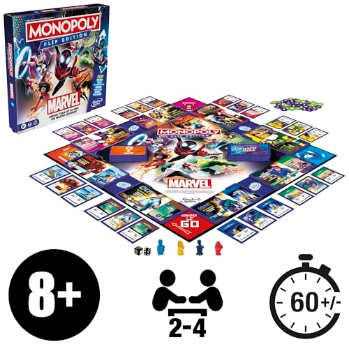 Monopoly Flip Edition: Marvel
