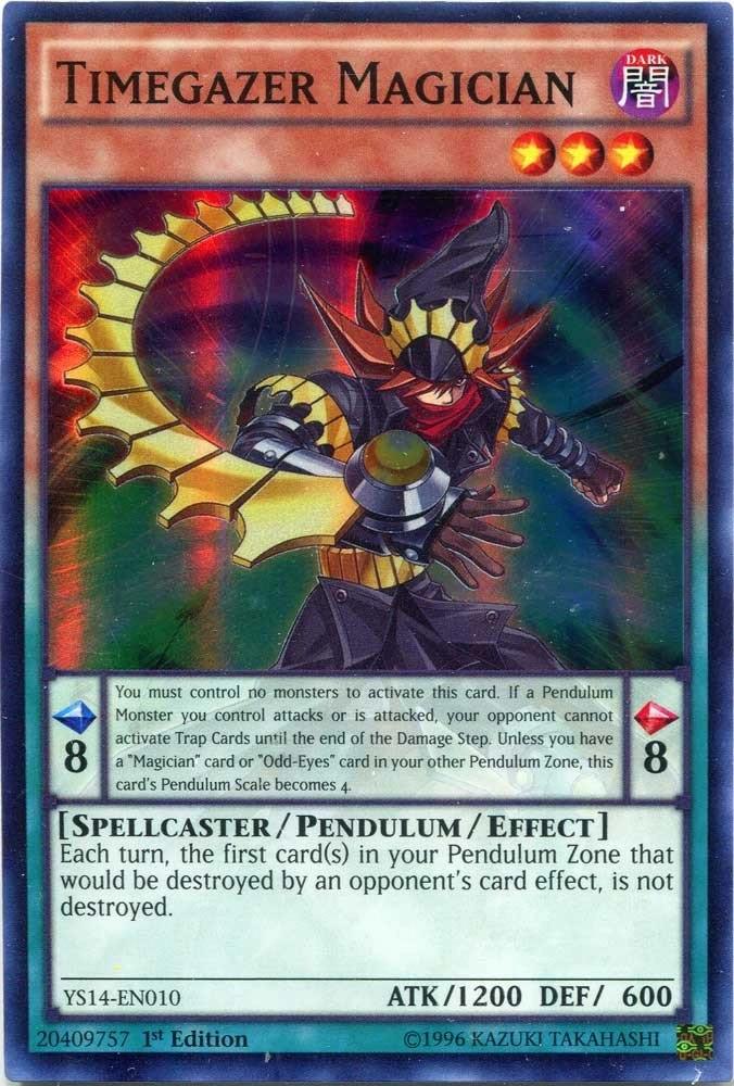 Yu-Gi-Oh! Timegazer Magician YS14-EN010 - 1st Edition