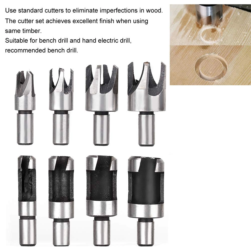 Wood Plug Cutter Set - 6mm/10mm/13mm/16mm 10mm 8