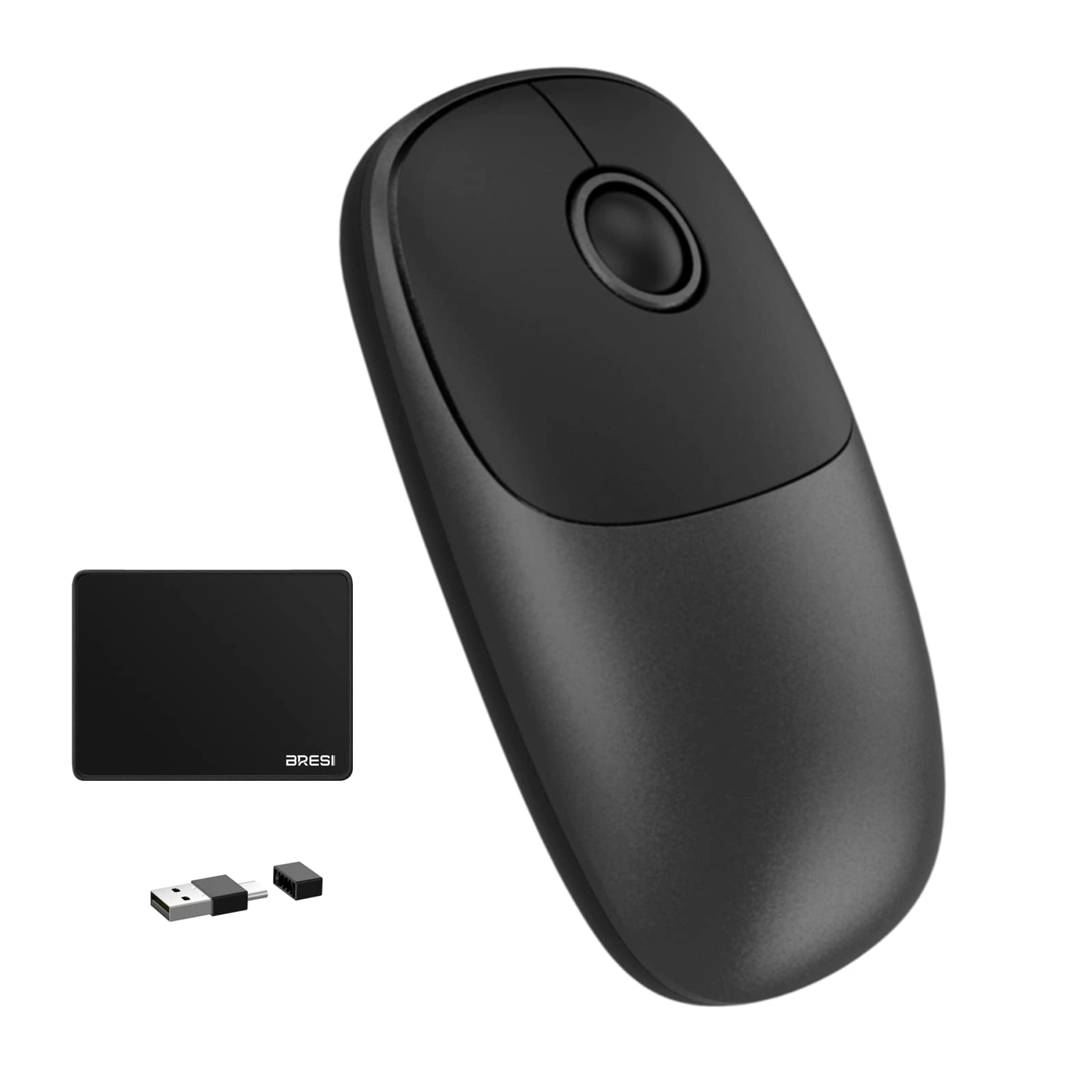 BreSii Slim Silent Optical Mouse - Wireless