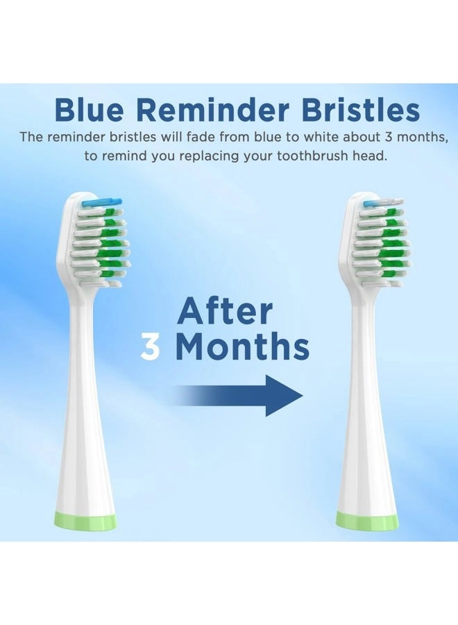 Replacement Brush Heads - for Smile Bright Platinum Sonic Soft Bristles 5Pack