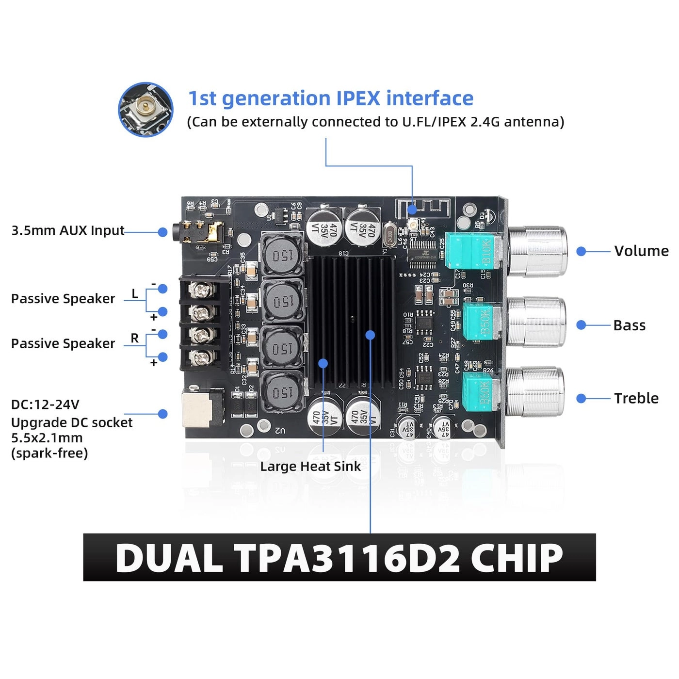 ZK-1002T - 2.0 CH 100W+100W