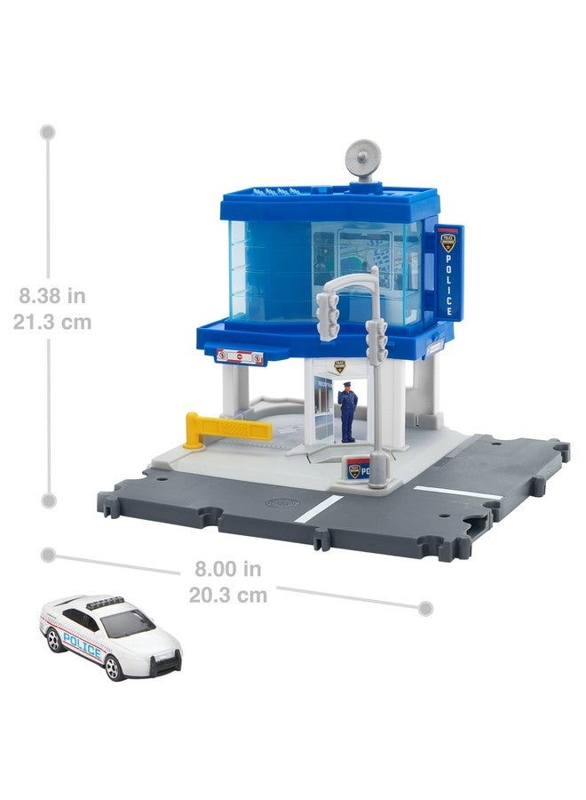 Police Traffic Center - Action Drivers + Ford Police Interceptor 1:64