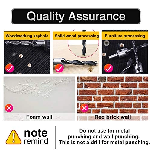 Countersink Drill Bit Set - High Speed Steel (HSS) 2pcs 4mm 5mm