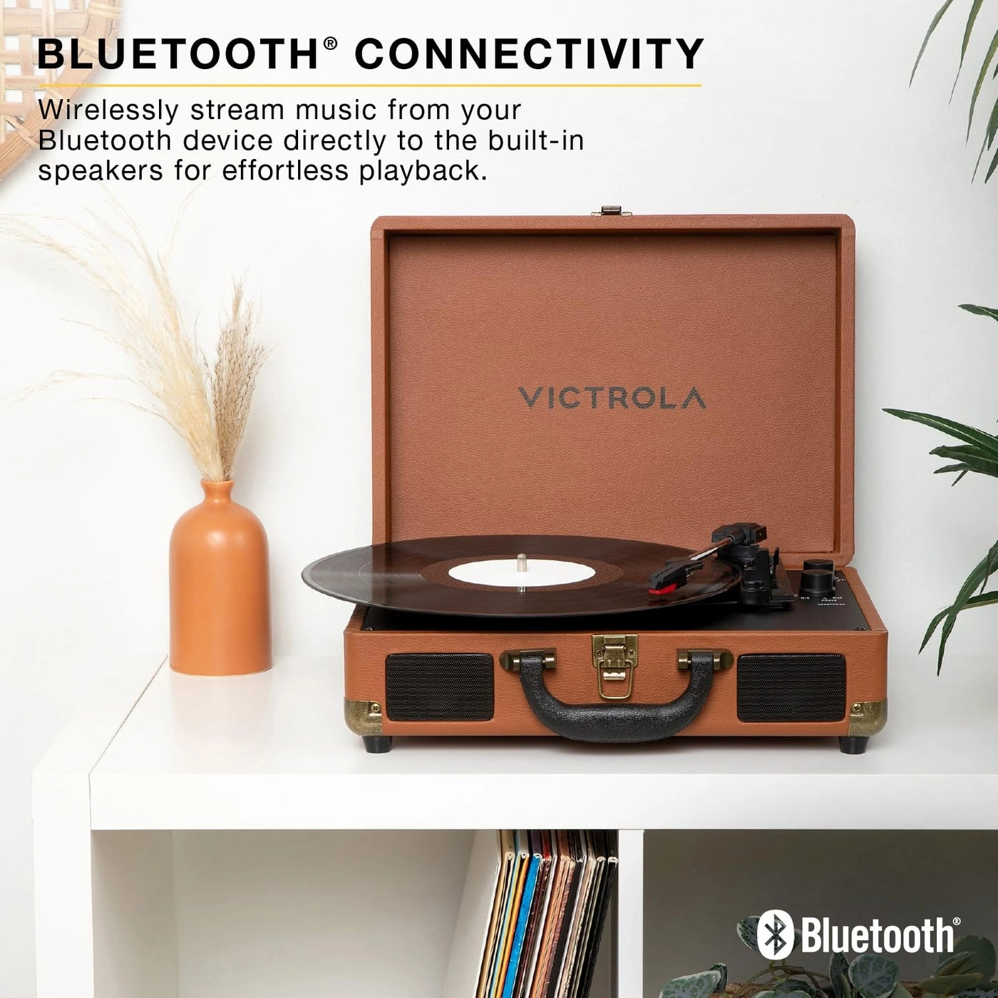 Journey II - Bluetooth Suitcase 3-Speed Turntable
