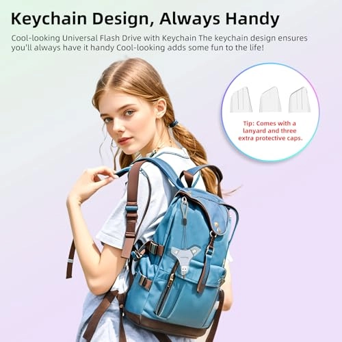 USB 3.0 Flash Drive - Lightning/Type-C/USB for iPhone 128GB