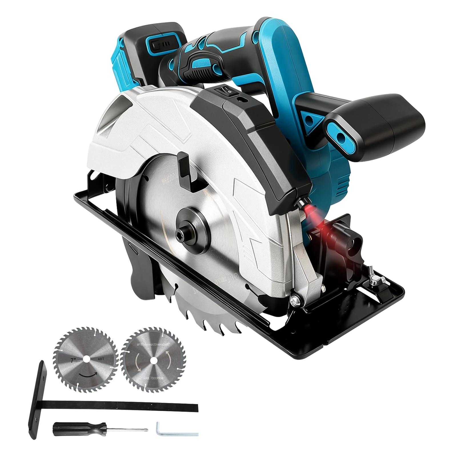 circulads Brushless Motor Circular Saw Cordless 185mm