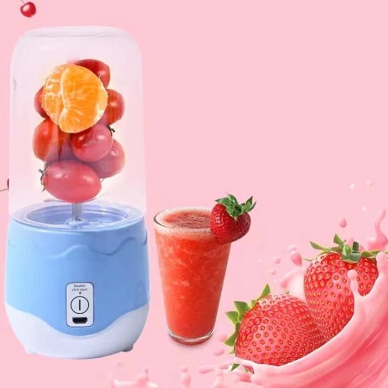 Juicer Portable Blender - USB Rechargeable 4 Blades 2000mAh