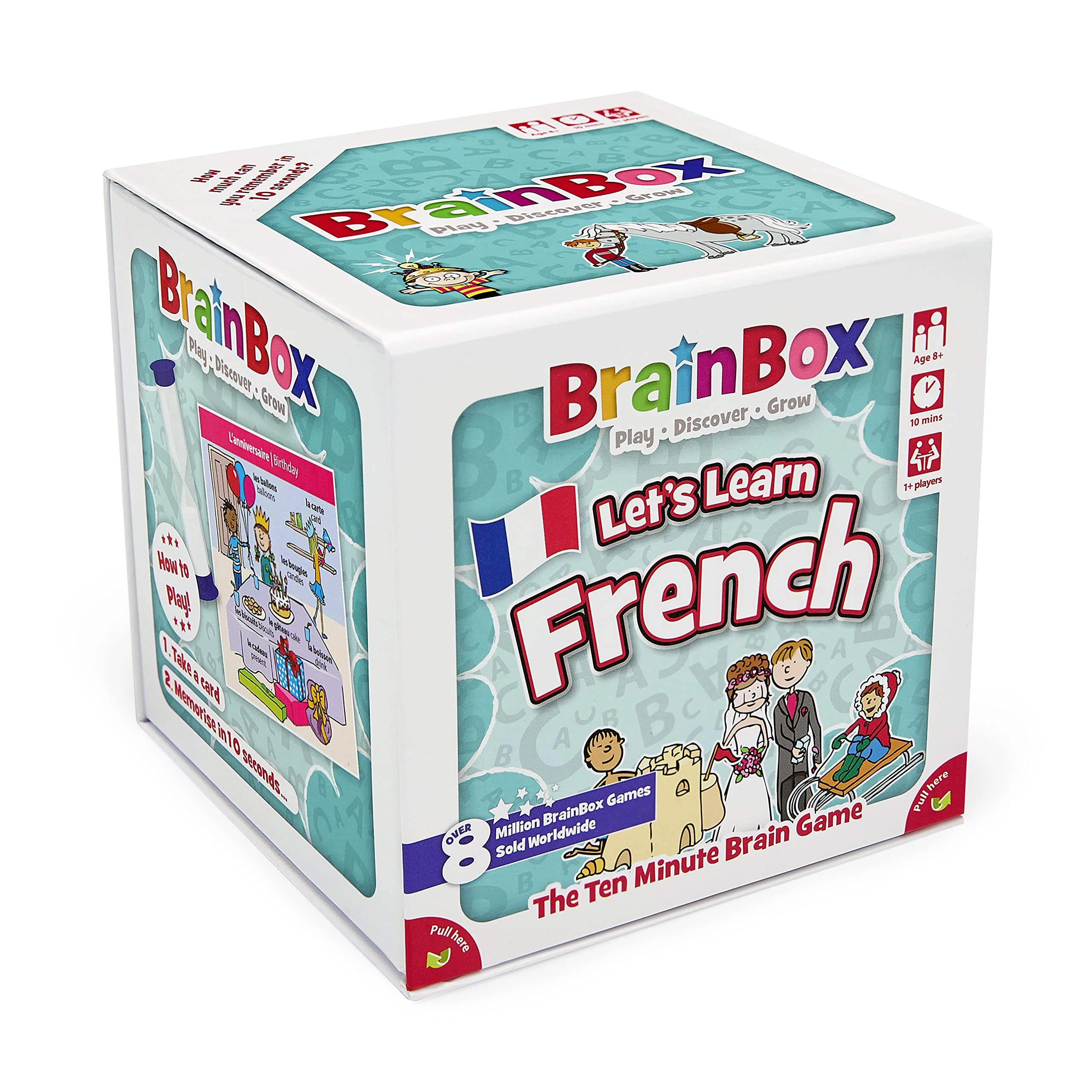 BrainBox Let's Learn French - 8+ 55 pieces