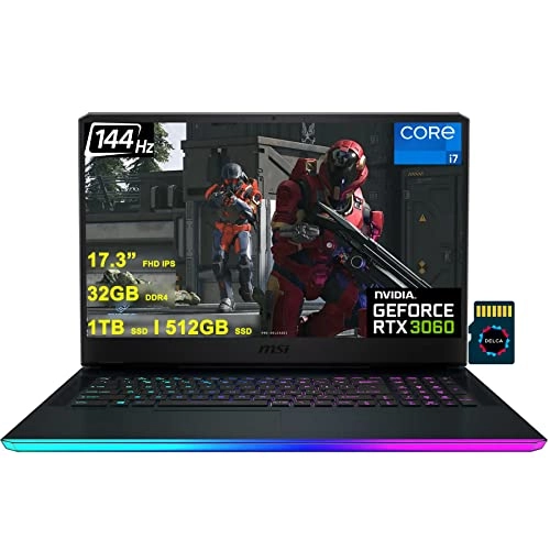 GE76 Raider - 17.3'' Core i7-11800H 32GB DDR4 1TB SSD + 512GB SSD