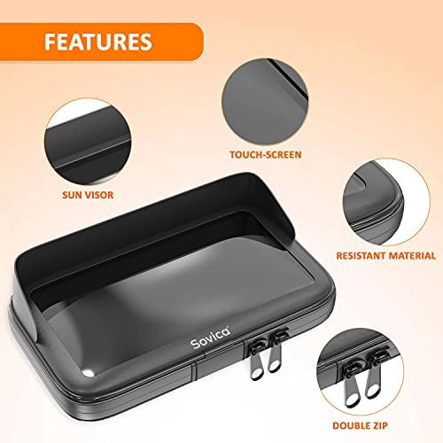 Mobile Sports Motorcycle Mount - Waterproof Case for Smartphones up to 7.5 Inches