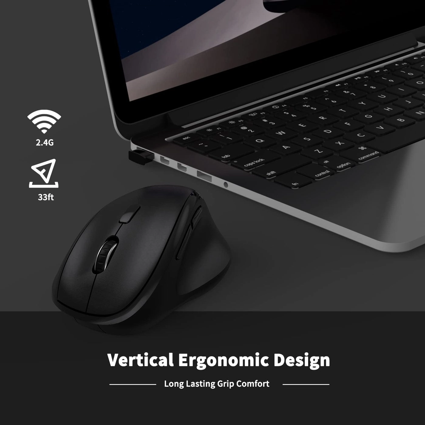 Ergonomic Vertical Mouse - USB