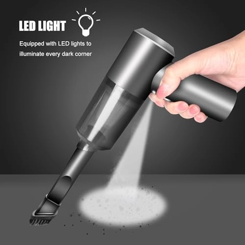Cordless Handheld Vacuum Cleaner - High Power Rechargeable Mini Portable