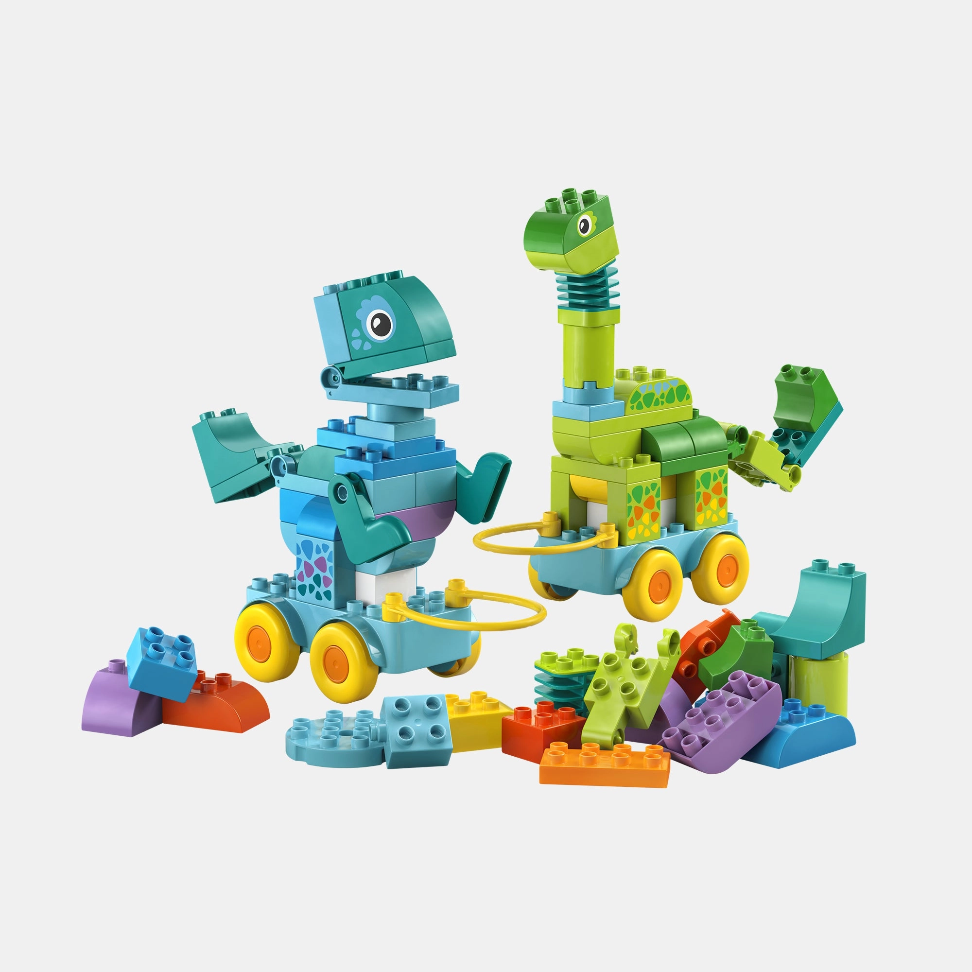 DUPLO Town 3 in 1 Dinosaurs on Wheels - T. rex 108 pcs