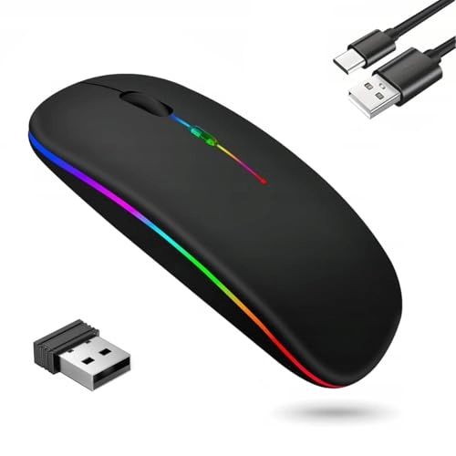 Wireless Optical Mouse - Bluetooth Radio Frequency Wi-Fi