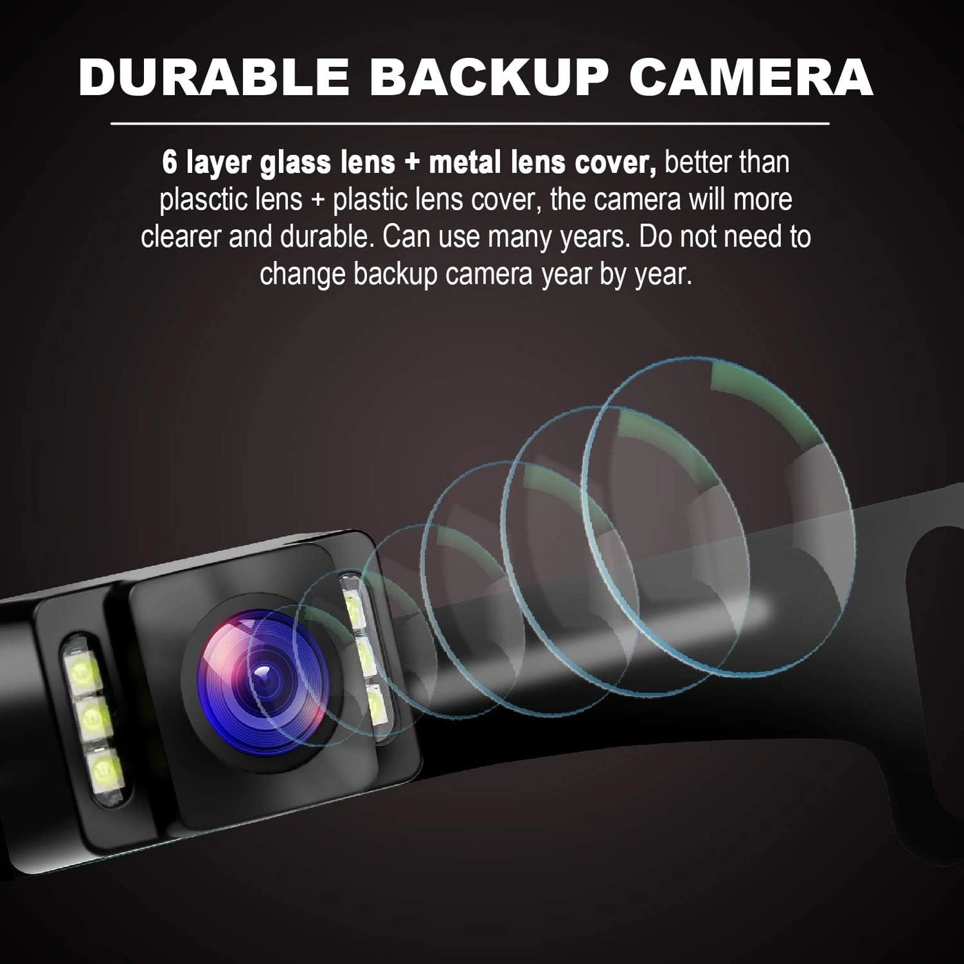 Backup Camera - Night vision Wired 960(H) * 576(V)