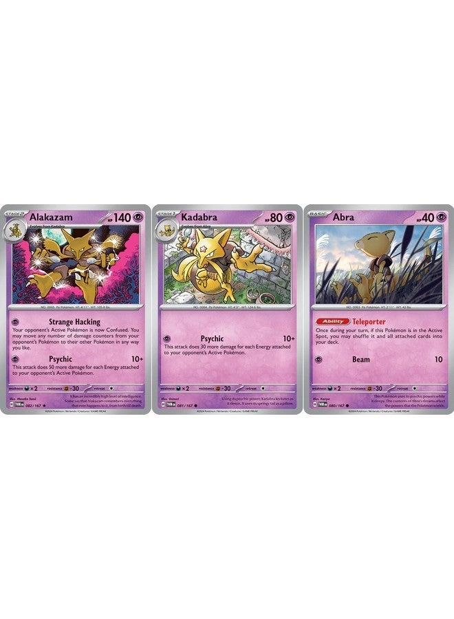 Pokémon Alakazam 082/167 - Twilight Masquerade - 3pcs