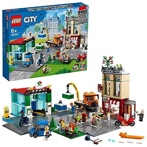 City Town Centre (60292) - Car Wash 8 Minifigures