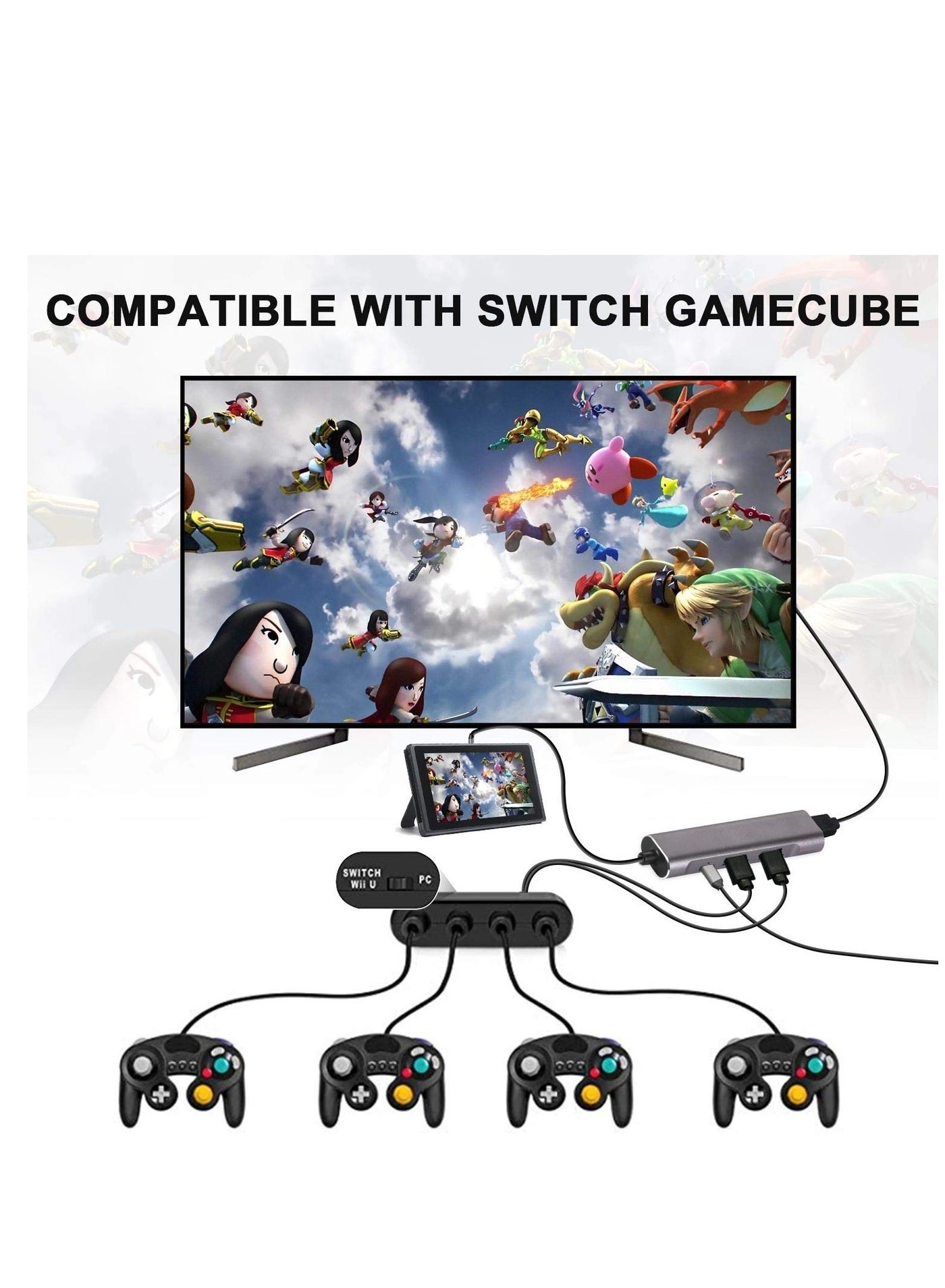 USB C-Type to HDMI Digital AV Multi-Port 4-in-1 Hub