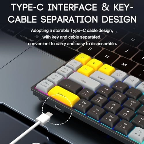 68 Keys Compact Keyboard - Wired