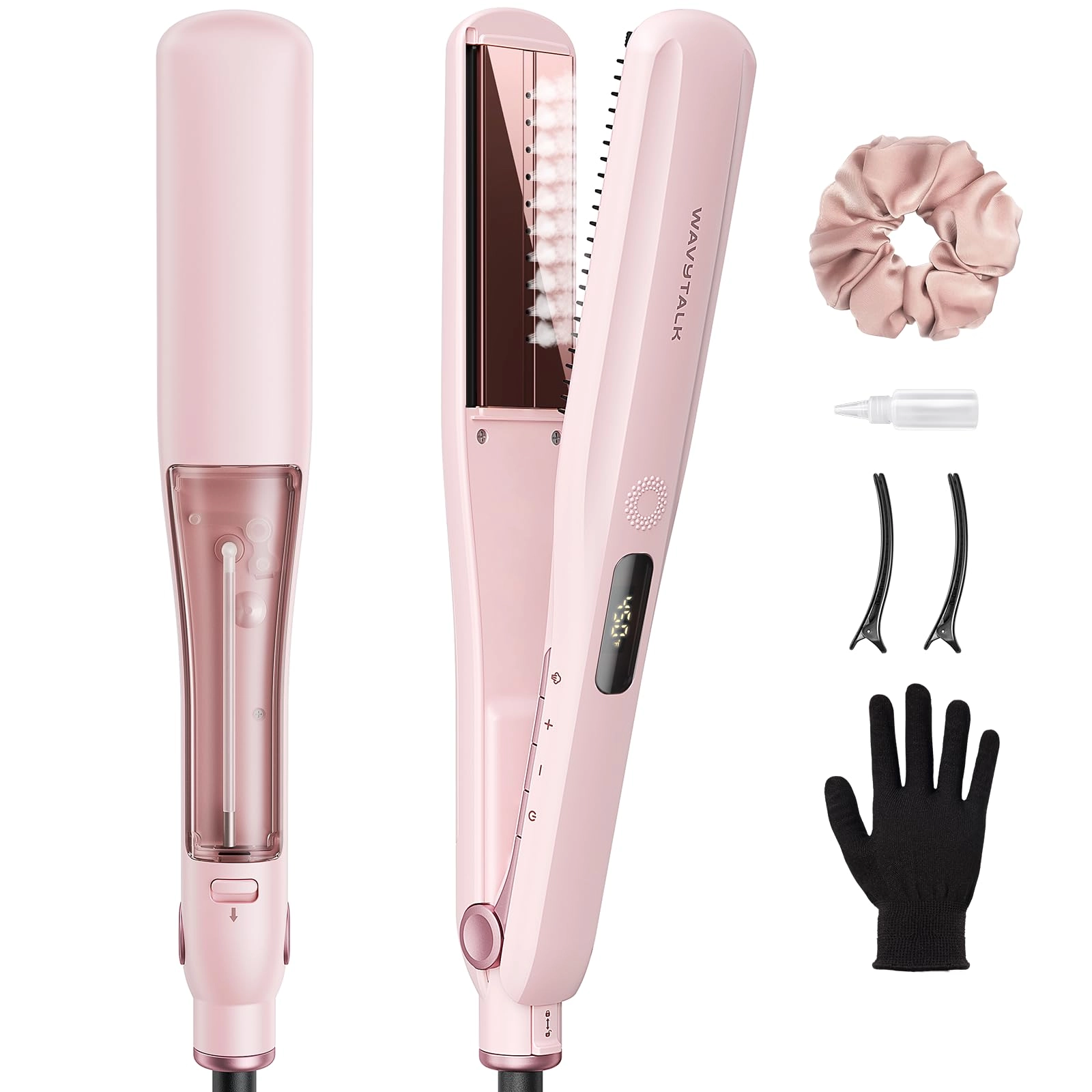 wavytalk Steam Hair Straightener - 1.38''