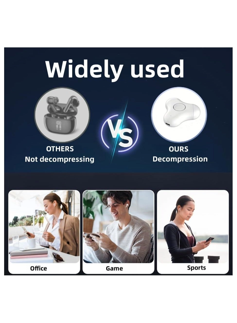 Single Earbud Wireless Earbud