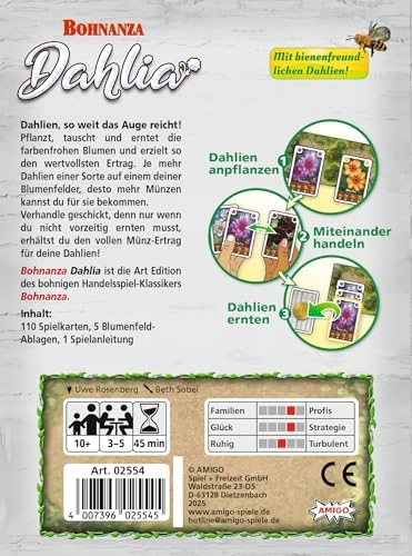 Bohnanza: Dahlia - Card Game (German)