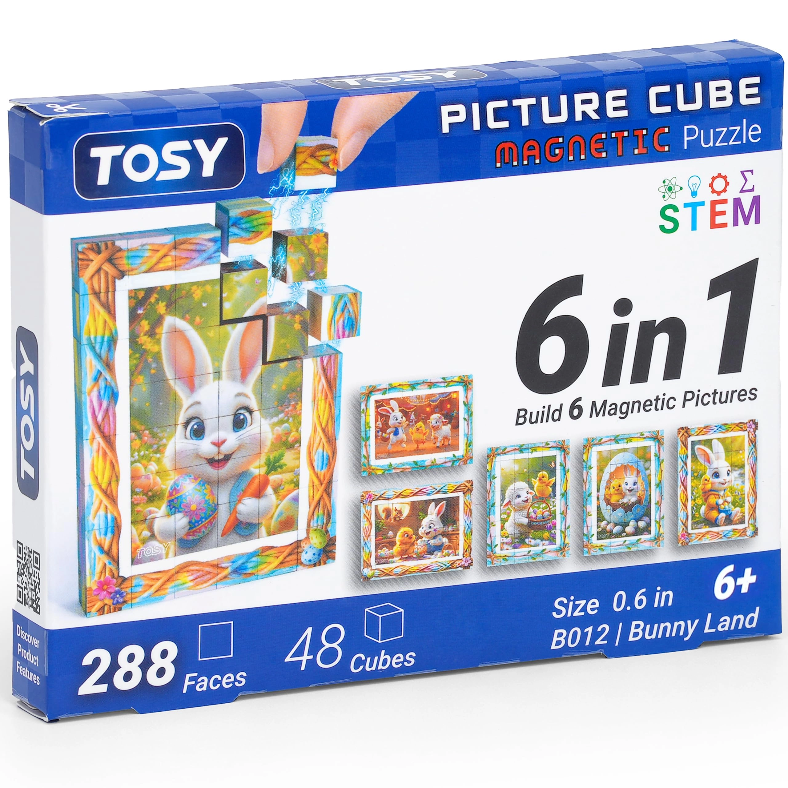 ROBOFI LLC Picture Cube - STEM/STEAM 48 pieces 5 years+