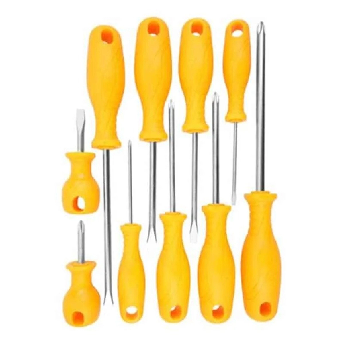 FAEBER 20740 Slotted and Phillips Screwdriver Set (10 Pcs)